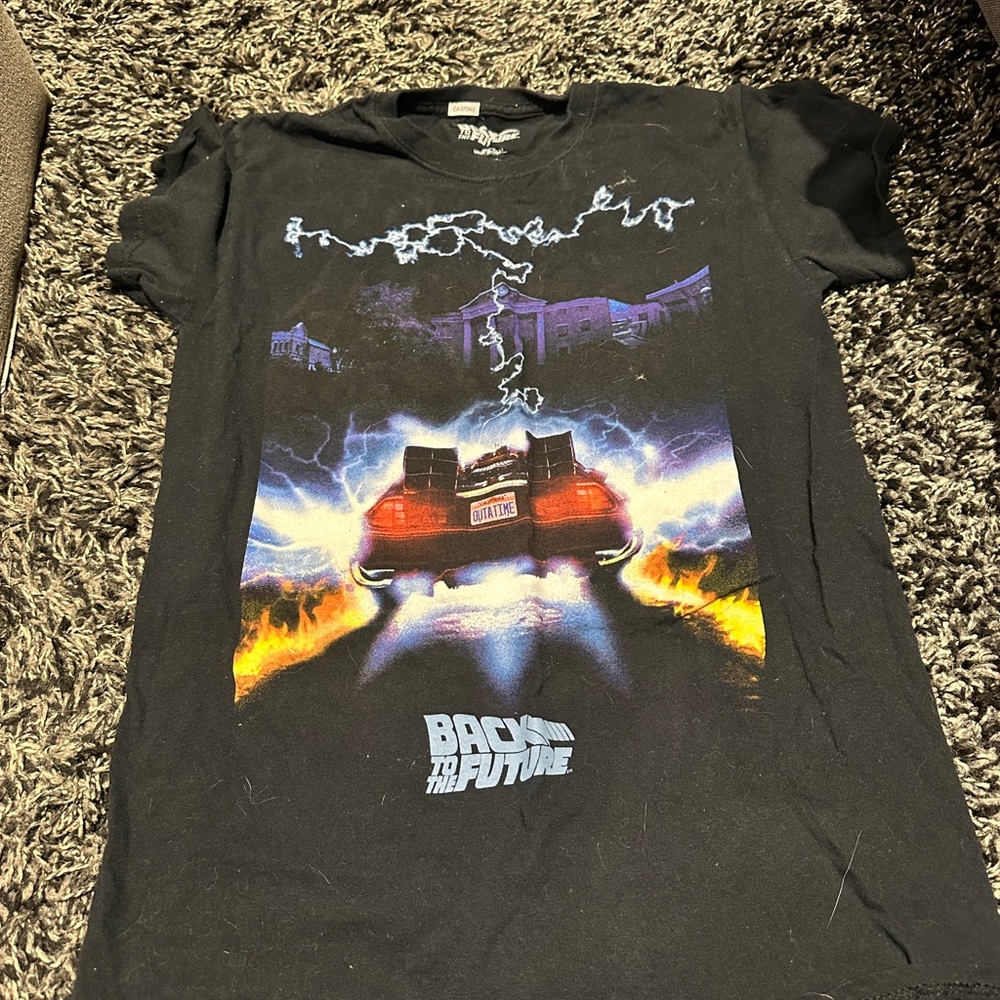 Universal Black Back to the Future Tee